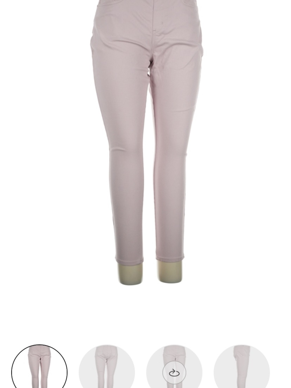 Skinny Ponte Pants in Light Blush Pink
